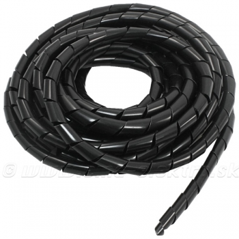 Špirála zväzovacia na káble 19mm (30-100mm) čierna