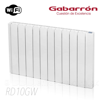 Radiátor olejový elektrický Gabarron RD10GW, 1250W