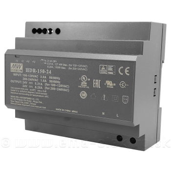 Zdroj HDR-150-24 na DIN lištu 24V DC/6,25A - 150W