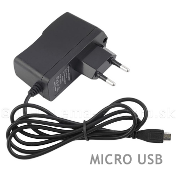 Zdroj - napájací adaptér 5V/2A micro USB konektor