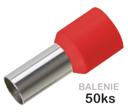 Dutinka CIMCO izolovaná 35mm červená (50ks)