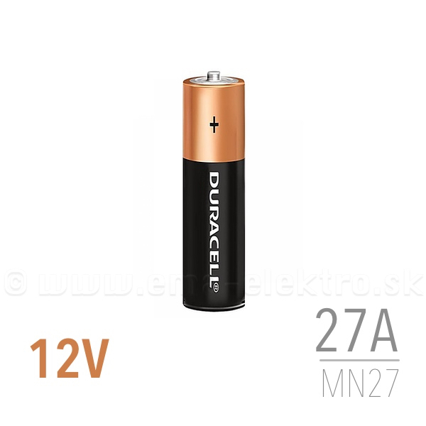 Batéria DURACELL 27A 12V MN27 1BL, alkalická