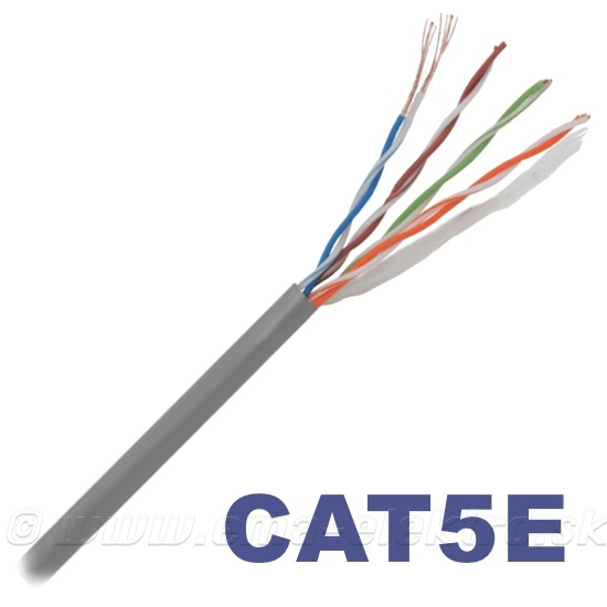Kabel UTP SXKL-5E-UTP-PVC-GY Cat5e, SOLARIX, lanko