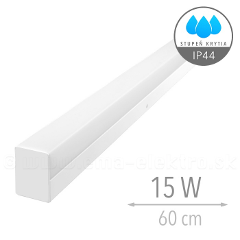 Svietidlo ECOLITE LED TL4130-15W/BI, biele