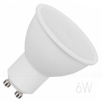 LED žiarovka  6W GU10, studená biela