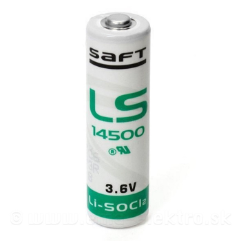 Batéria LITHIOVÁ LS14500 3,6V/2600mAh SAFT, AA