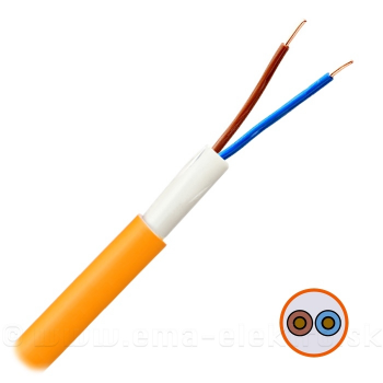 Kabel CHKE-R 2Dx1,5 ( O ) nehorľavý, oranžový