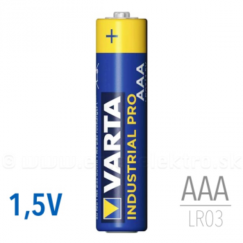 Batéria VARTA Industrial PRO AAA 1,5V LR03 PROFI