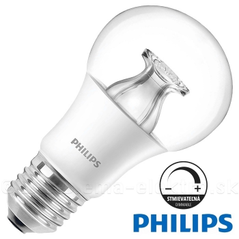 LED žiarovka  6W PHILIPS E27 stmievateľná, WW