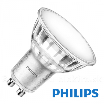 LED žiarovka  4,9W GU10 PHILIPS 550lm, 3000K