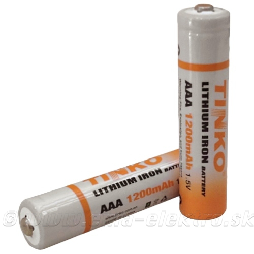 Batéria TINKO AAA 1,5V (R03) líthiová, 1200mA