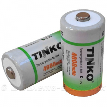 Batéria nabíjacia C (R14) 1,2V/4000mAh, NiMH TK