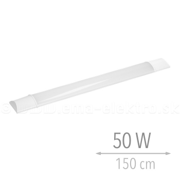 Svietidlo MOSTRA LED 50W / 4000K, biele, 150cm