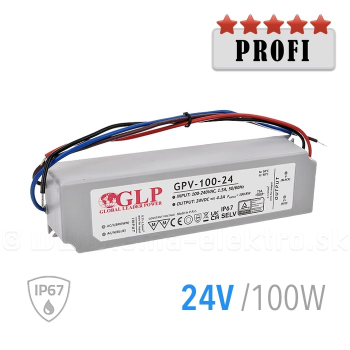 Zdroj GPV 100-24 k LED systémom 24V DC/4,2A - 100W