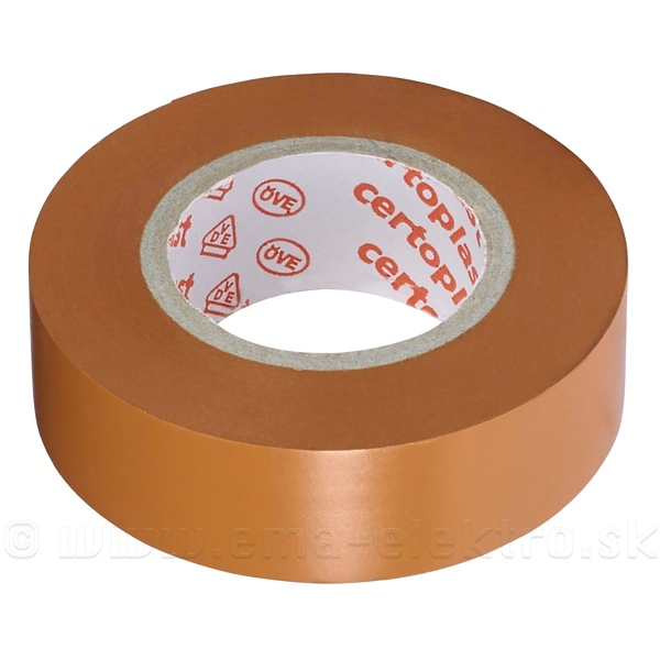 Izolačná páska TRACON 19mm/20m hnedá