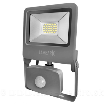 LED reflektor s PIR 30W LAMBARIO 6400K IP65