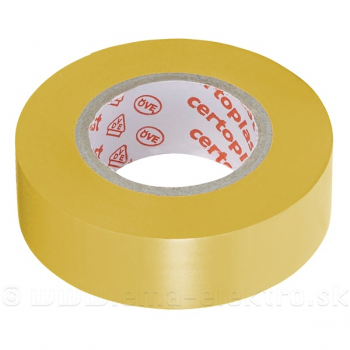 Izolačná páska ANTICOR 15mm/10m žltá