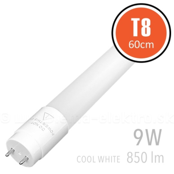 LED žiarivka / trubica  9W 60cm T8 6500K, 850 lm