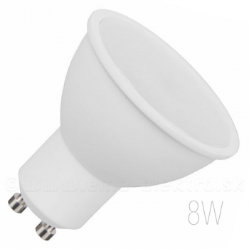 LED žiarovka  8W GU10 studená biela 
