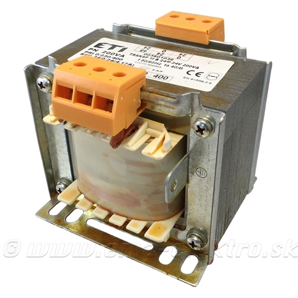 Transformátor ETI 230V/12-0-12V 200VA – E.M.A. - elektromateriál